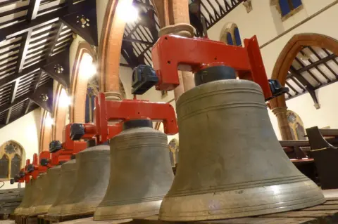 Heritage Lottery Fund Restored bells at St James' Church