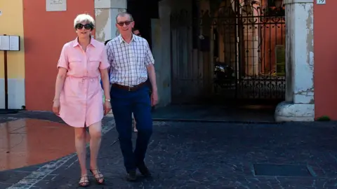AFP/Getty Theresa and Philip May
