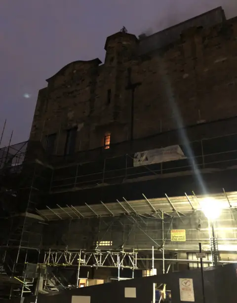 SFRS Fire at Glasgow school of art