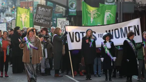 Peter Byrne/PA Wire The march through Manchester