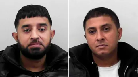 Avon and Somerset Police Razwan Hussain (left) and Naveed Hussain (right)