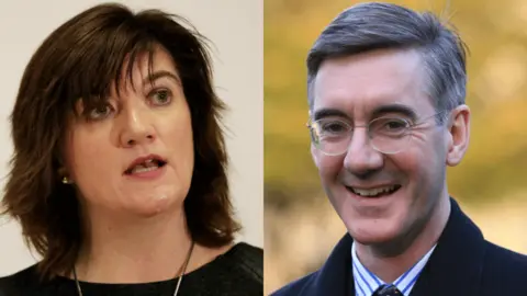 BBC Nicky Morgan and Jacob Rees-Mogg