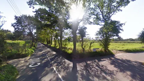 Junction of La Rue Du Hucquet and Rue De La Vignette on Google Maps, Jersey