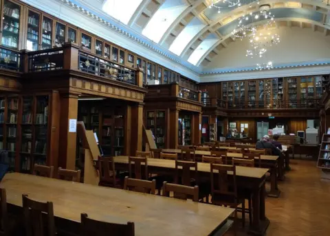 The reference library at Middlesbrough Central Library