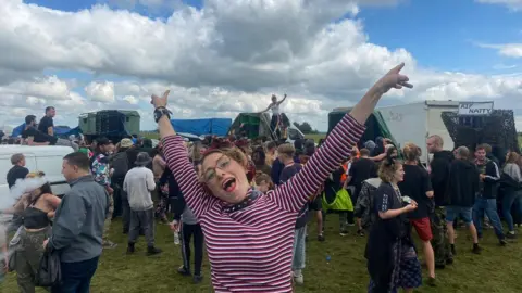 BBC The illegal rave near Bath