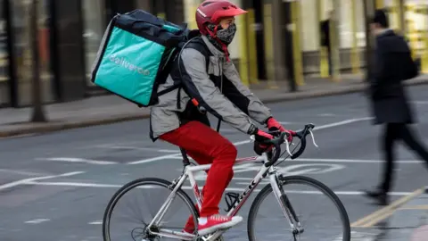 Getty Images Courier for Deliveroo