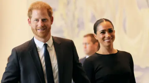 Getty Images The Duke and Duchess of Sussex in July 2022 in New York