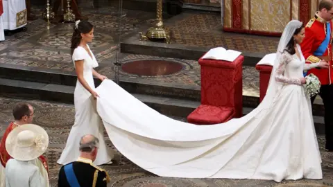 Getty Images Kate Middleton's wedding dress