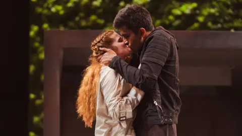 RSC The production stars Bally Gill as Romeo and Karen Fishwick as Juliet