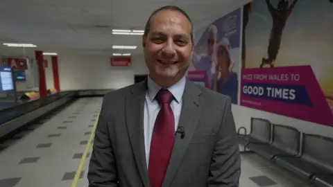 Spencer Birns, chief executive of Cardiff Airport