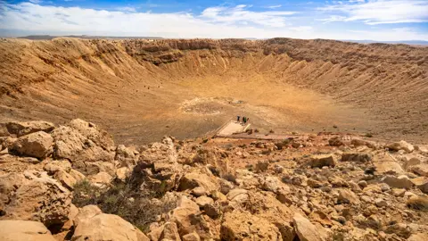 Getty Images Impact crater
