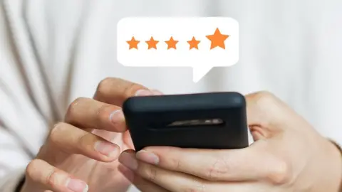 Getty Images phone with 5 stars