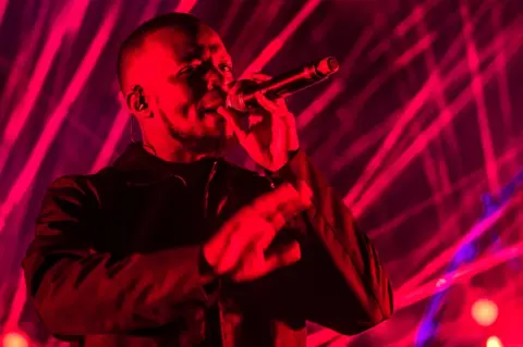 Getty Images George the Poet on stage