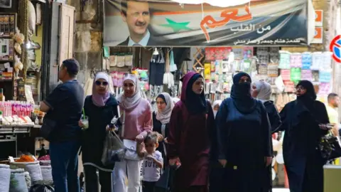 Getty Images bashar poster damascus