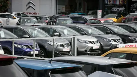 Getty Images A car dealership in Somerset