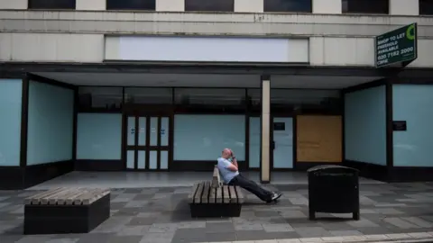 Matthew Horwood / Getty Images Pontypridd empty shops