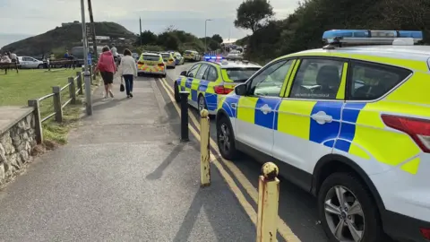 Mumbles Coastguard Cliff Rescue Team The incident at Bracelet Bay