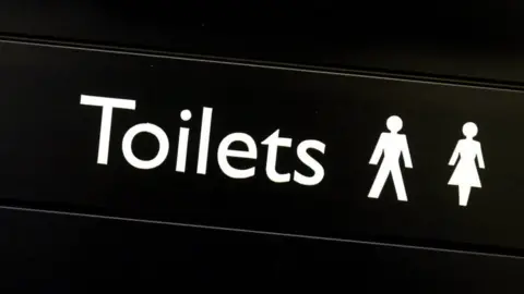 BBC Toilets sign