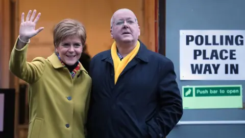 PA Media nicola sturgeon and peter murrell