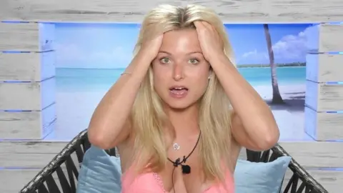 ITV/REX/Shutterstock Zara Holland in the Love Island villa