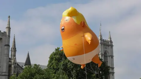Getty Images The Donald Trump balloon