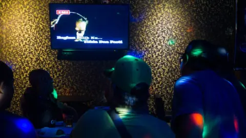 A karaoke bar in Limbang