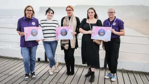 Redcar and Cleveland Council Paola Turner, Lottie King, Leanne Kast, Tammy McDonnell and Avril Simmons.