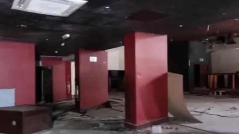YouTube The building had been derelict since 2010