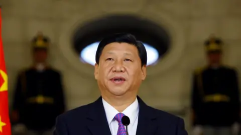 Reuters Chinese President Xi Jinping delivers a speech as vice president in 2009.