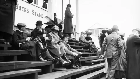 Getty Images Spectators at the Melton Hunt Steeplechase