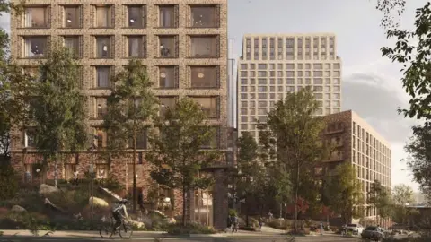 FEC Victoria North plans in Dantzic Street