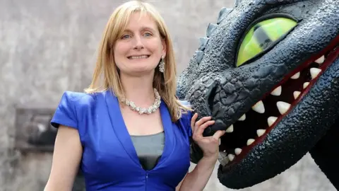 Getty Images Cressida Cowell at How To Train Your Dragon premiere