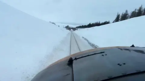 Network Rail Scotland Snow at the Slochd