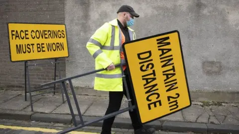 PA Media coronavirus test centre Dundee