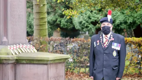 Medals and masks were on show