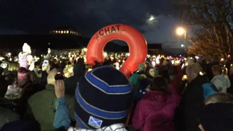 Struan Mackie Protest in Wick