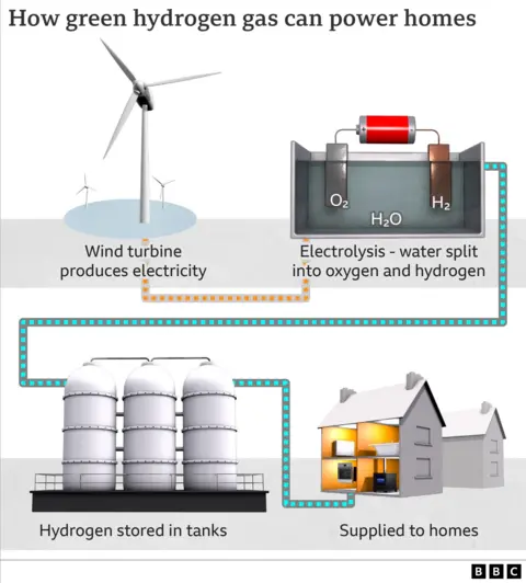 Green hydrogen graphic