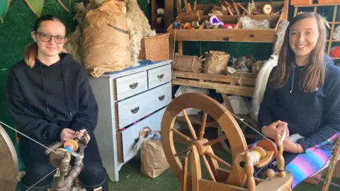 Amy and Lola Amy and Lola at the farm