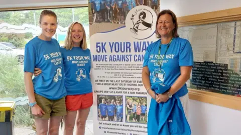 Move Against Cancer Jenna Ferris, Emma Figures and Julia Perkins