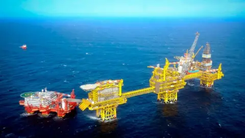 Getty Images north sea platform