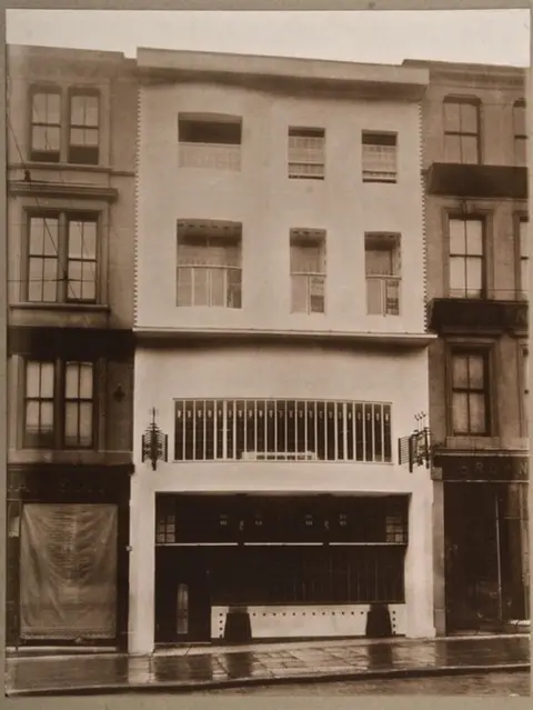 Willow Tea Rooms Trust A black and white image of how the tea rooms would have looked
