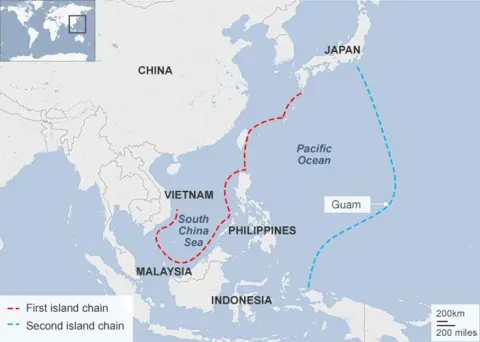 A map of island networks in the South China Sea