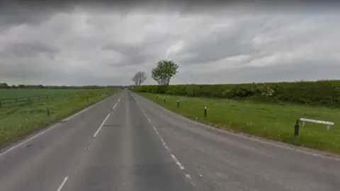 A59 at junction of Hodgson Lane.