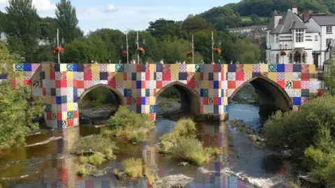 Llangollen Eisteddfod Bridges, Not Walls by Luke Jerram