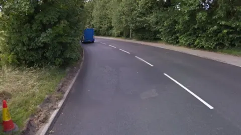 Google Exning Road in Newmarket, Suffolk.