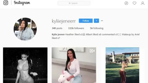 Instagram Kyliie Jennerr instagram page