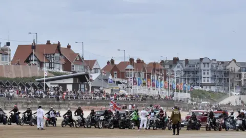 East Riding of Yorkshire Council Race the Waves festival in Bridlington