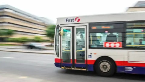 Getty Images Bus in Glasgow