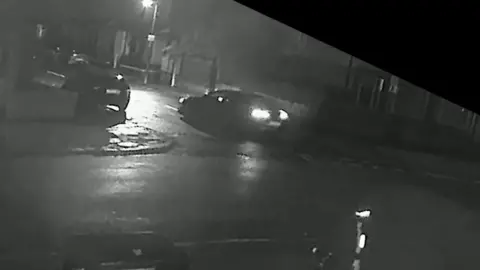 PA Media/Merseyside Police CCTV footage of a car being driven in the area