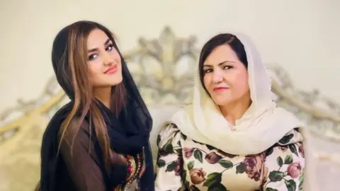 Marwa Koofi and her mother Maryam Koofi